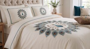 BED COVER PILLOW COVER SET