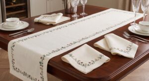 TABLE RUNNER WITH NAPKINS