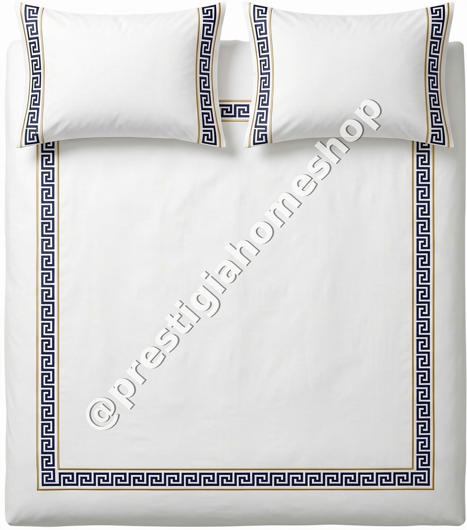 Navy Greek Key Frame