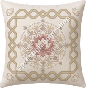 Interwoven Gold Lotus Medallion