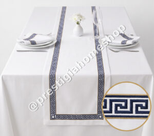 White Greek Key