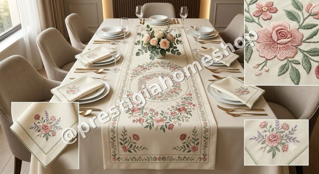 Rose Garland Wreath Runner